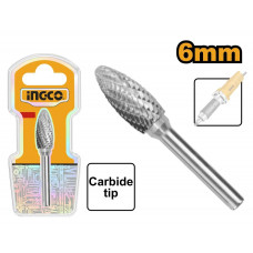 Борфреза из карбида вольфрама 6 мм INGCO  INDUSTRIAL HRRC0602