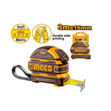 Рулетка 3х16 мм INGCO HSMT08316-1