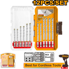 Набор сверл 12 шт INGCO  INDUSTRIAL AKDL12206