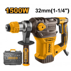 Перфоратор 1500Вт SDS-Plus 5,5 Дж кейс SUPER INGCO RH150028 INDUSTRIAL