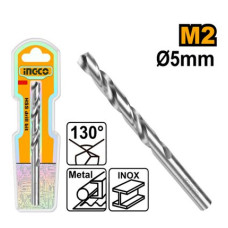 Сверло по металлу M2 HSS 5 мм INGCO DBT11300501 INDUSTRIAL