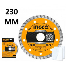 Диск алмазный отрезной DMD032302 230мм Turbo INGCO