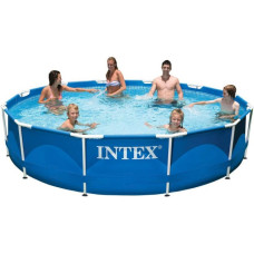 Каркасный бассейн Metal Frame, круглый, 366х76 см, INTEX (от 6 лет)