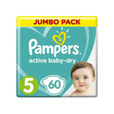 Подгузники детск. однораз. Active Baby Junior (11-16 кг) 60 шт. Pampers