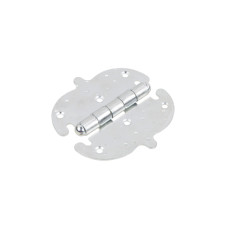 Петля 110 мм фигурная, белый цинк STARFIX