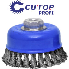 65 мм Щетка для УШМ «Чашка» жесткая Cutop Profi 82-520