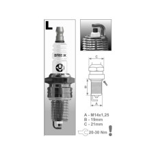 Свеча зажигания BRISK LR15YC в блистере