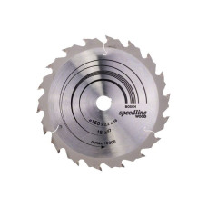 Диск пильный 150х16 мм 18 зуб. по дереву SPEEDLINE WOOD BOSCH