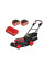 Газонокосилка аккум. WORTEX CLM 4536-4 в кор. XLT SET БЕСЩЁТ.ДВИГ., САМОХОД., 18В+18В, 2х6Ач акб