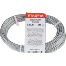 Трос стальной STARFIX оцинк. М1,5 DIN 3055 (моток 20 м)