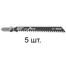 Пилка лобз. по дереву T111C (5 шт.) BOSCH