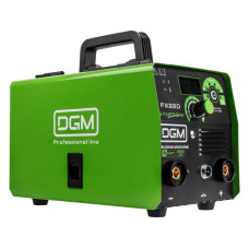 Полуавтомат сварочный DGM FX220 (230В, 20-180 А, 65 В, FLUX/MMA/TIG LIFT, байонетный разъем, без газа)