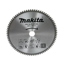 Диск пильный универсальный STANDART 260X30X2.6X80T Makita