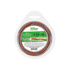 Леска ф 2.7 мм х 15 м витой квадрат сеч. ALULON TWIST STARTUL GARDEN