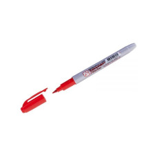 Маркер перманентный Crown "Multi Marker Super Slim" красный, пулевидный