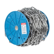 Цепь сварная длиннозвенная М6 нерж.сталь (А2), DIN 763 (бухта 25м) STARFIX
