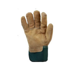 Перчатки комбинированные кожаные, коричневый/зеленый JETA SAFETY Blacksmith Comfort (упак. 6 пар)
