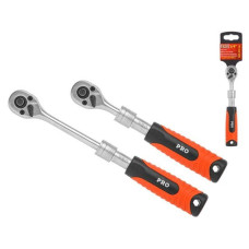 Трещотка 1/4" 72зуб. 165-215мм телескоп. PRO STARTUL (PRO-47014)