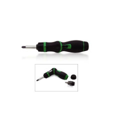 Отвертка реверсивная + биты + адаптер под головки 1/4" 8в1. TOPTUL