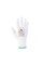 Перчатки нейлон, полиуретановое неполн. покрытие, р.M, белые, Jeta Safety