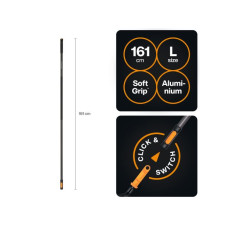 Черенок алюминиевый L 161см OneClick FISKARS