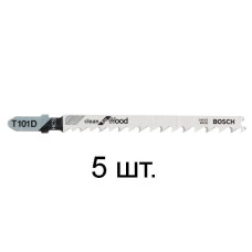 Пилка лобз. по дереву T101D (5 шт.) BOSCH