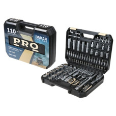 Набор головок и бит 110пр. 1/4",1/2" PRO STARTUL DAKAR (PRO-110D)