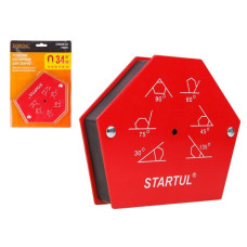 Угольник магнитный для сварки 34кг STARTUL PROFI (ST8520-34) (струбцина магнитная)