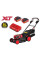 Газонокосилка аккум. WORTEX CLM 4536-4 в кор. XLT SET БЕСЩЁТ.ДВИГ., САМОХОД., 18В+18В, 2х4Ач акб