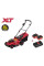 Газонокосилка аккумуляторная WORTEX CLM 3836 ALL1 XLT SET БЕСЩЁТ.ДВИГ., 18В+18В, 2акб, 4Ач, шир.3