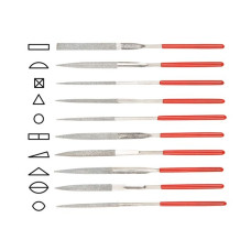 Набор надфилей алмазных 140х50х3мм 10шт. STARTUL PROFI (ST4046-10)