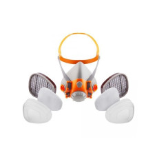 Полумаска 6500 с фильтрами 6510 А1 с предфильтрами и с держателями Jeta Safety (комплект)
