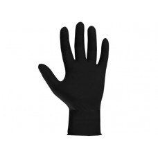 Перчатки нитриловые ультрапрочные, р-р 7/S черные, (уп. 100 шт.), Jeta Safety
