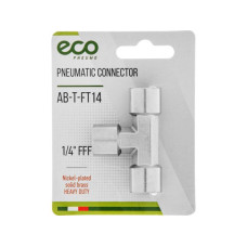 Соединение внутр. резьба 1/4" Т-образное (латунь) ECO