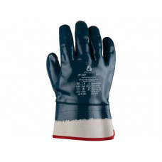 Перчатки х/б, нитриловое полное покрытие, манжет крага, 11/XXL Atlant Jeta Safety