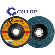 P120 125х22.2 мм  Круг профес. лепестковый циркониевый Cutop Profi Plus 72-125120