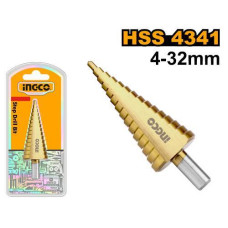Ступенчатое сверло 4-32мм SUPER INGCO AKSDS43233 INDUSTRIAL