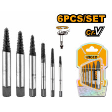 Набор экстракторов 6 шт INGCO ASE106 INDUSTRIAL