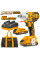 Аккумуляторный бесщеточный ударный гайковерт 20В 1/2 INGCO CIWLI2001 INDUSTRIAL