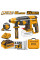 Аккумуляторный перфоратор BL 20В, 2хАКБ 4Ач и ЗУ SUPER INGCO CRHLI202287 INDUSTRIAL
