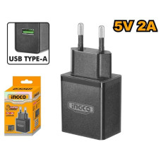 Зарядное устройство 5Вх2А, USB type-A SUPER INGCO FCLI120502
