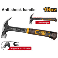 Молоток-гвоздодер 450 гр. SUPER INGCO HCH81016L INDUSTRIAL