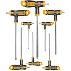 Набор Т-образных шестигранников TORX 8 шт. Т10-Т50 INGCO HHKT8083 INDUSTRIAL