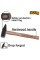 Молоток слесарный 300 г INGCO HMH040300