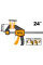 Быстрозажимная струбцина 80х600 мм INGCO HQBC24802 INDUSTRIAL