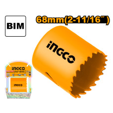 Коронка биметаллическая по металлу 68 мм INGCO HSB10681