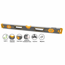 Уровень усиленный с магнитом 1200 мм. INGCO HSL68120 INDUSTRIAL
