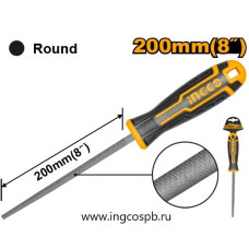 Напильник круглый 200 мм INGCO HSRF088P INDUSTRIAL
