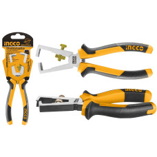 Плоскогубцы для зачистки проводов 160 мм INGCO HWSP28160 INDUSTRIAL