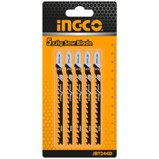 Набор пильных полотен по дереву 5шт. 74мм-HCS-6TPI INGCO JBT244D